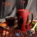 نمای بسته بندی فرنچ پرس تیتیز مدل TCOF کد ۹۴۸۱ برچسب و بسته بندی