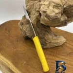 نمای بسته بندی چاقو آشپزخانه پناهنده مدل صاف بره ای برچسب و بسته بندی