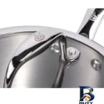 نمای بسته بندی شیرجوش مدل استیل کی زد پی برچسب و بسته بندی