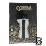نمای بسته بندی قهوه جوش مدل coffee 6 cup کد 34004 برچسب و بسته بندی