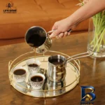 نمای بسته بندی قهوه جوش استیل لایف اسمایل کد 13720512 مجموعه دو عددی برچسب و بسته بندی
