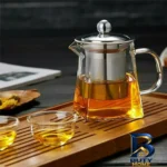 نمای بسته بندی قوری مدل Square با حجم 750 میلی لیتر برچسب و بسته بندی