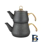 نمای بسته بندی ست کتری و قوری مدل گرانیتی لایت گنجایش ۲ لیتر ۰.۸ لیتر اصل برچسب و بسته بندی
