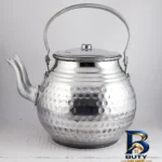 نمای جلو ست کتری و قوری مدل چکشی اصل طراحی و جزئیات کلیدی