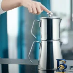 نمای بسته بندی ست قوری و کتری کرکماز مدل Aqua برچسب و بسته بندی