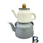 نمای بسته بندی ست کتری و قوری مدل لعابی اصل برچسب و بسته بندی