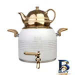 نمای بسته بندی ست کتری و قوری نزاز مدل 3029 با طراحی زیبا برچسب و بسته بندی