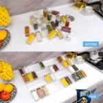 نمای بسته بندی استند ادویه مدل McCarty بسته ۴ عددی برچسب و بسته بندی