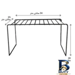 نمای بسته بندی نظم دهنده کابینت مدل S۲۶ بسته ۶ عددی اصل برچسب و بسته بندی