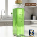 نمای بسته بندی بطری گلدن استار مدل RM۱۴۳۲ گنجایش ۷۵۰ میلی لیتر اصل برچسب و بسته بندی