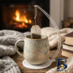 نمای بسته بندی نگهدارنده چای کیسه ای و دمنوش دیمادیما مدل P۱W اصل برچسب و بسته بندی