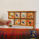 نمای جلو ست ادویه 8 پارچه مدل کشویی طراحی و جزئیات کلیدی