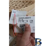 نمای بسته بندی سبد سبزیجات و میوه ایکیا مدل KANELMOTT برچسب و بسته بندی