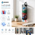 نمای بسته بندی نظم دهنده هئوروتات مدل کابینتی HT۳ بسته سه عددی اصل برچسب و بسته بندی