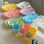 نمای بسته بندی سبد پیک نیک لیمون مدل ۴۲ پارچه پاستیلی کد HS۲۴۳۸ اصل برچسب و بسته بندی
