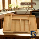نمای بسته بندی ارگانایزر مدل تنظیم شونده کد OQ۰۳ اصل برچسب و بسته بندی