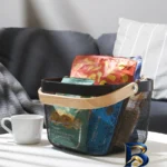 نمای بسته بندی سبد نظم دهنده لیمون مدل دسته چوبی کد HS۲۳۲۱ اصل برچسب و بسته بندی