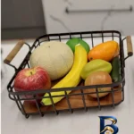نمای بسته بندی سبد سالوت مدل FRUIT BASKET برای آشپزخانه برچسب و بسته بندی