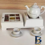 نمای بسته بندی جعبه چای کیسه ای مدل جانان کد 1016 برچسب و بسته بندی
