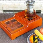 نمای جلو جعبه دمنوش و چای کیسه ای مدل وارمر پله کد 2001 طراحی و جزئیات کلیدی