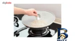 نمای بسته بندی توری روغن گیر ماهیتابه MONE کد SR۰۲ قطر ۲۷ سانتی متر اصل برچسب و بسته بندی