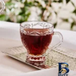 نمای بسته بندی سرویس چای خوری ۶ پارچه کاراجا مدل Seda برای ۶ نفره برچسب و بسته بندی
