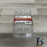 نمای بسته بندی ظرف نگهدارنده تخم مرغ سافت شف مدل SC-۷۳۵ اصل برچسب و بسته بندی