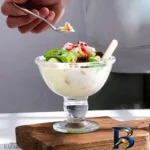 نمای بسته بندی بستنی خوری پاشاباغچه مدل آیس ویل گرد 51098 بسته شش عددی برچسب و بسته بندی