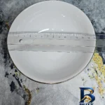 نمای بسته بندی کاسه آبگوشت خوری مدل 6/5 خط طلا کد 360019 مجموعه ۶ عددی برچسب و بسته بندی