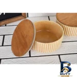 نمای جزئیات کاسه بی.وی.کی مدل ORLI کد ۴۵۵۳۳۲ مجموعه ۲ عددی اصل نمای نزدیک بافت مغزها