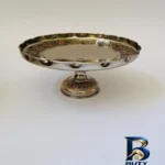 نمای جزئیات ست پذیرایی مسی مدل قلم زنی کد ZH۳۲۰.۱۴ مجموعه چهار عددی اصل نمای نزدیک بافت مغزها