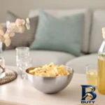 نمای بسته بندی کاسه استیل ایکیا مدل BLANDA BLANK سایز ۲۰ برچسب و بسته بندی
