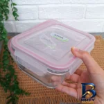 نمای بسته بندی ظرف نگهدارنده لیمون مدل شیشه ای کد HS۱۸۰۶ مجموعه سه عددی اصل برچسب و بسته بندی