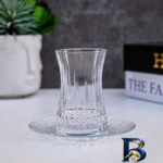 نمای بسته بندی ست فنجان و نعلبکی ۱۲ پارچه پاشاباغچه مدل الیسا کد 950054 برچسب و بسته بندی