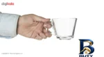 نمای بسته بندی ست نعلبکی و فنجان پاشاباغچه مدل Vella 97302 بسته 6 عددی برچسب و بسته بندی