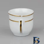 نمای بسته بندی سرویس فنجان و نعلبکی ۱۲ پارچه مناسب برای ۶ نفر مدل تانیا برچسب و بسته بندی