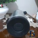 نمای بسته بندی فلاکس شیشه ای با طرح استیل گنجایش 1 لیتر برچسب و بسته بندی