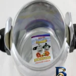 نمای بسته بندی زودپز خشنود دو دسته با گنجایش بالا برچسب و بسته بندی