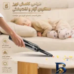 نمای کناری جارو شارژی و دمنده سویتو مدل ST-۶۶۹۹APlus اصل عمق قاب و پروفایل