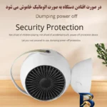 نمای بسته بندی فن هیتر مدل H۷ اصل برچسب و بسته بندی