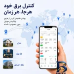 نمای جزئیات محافظ ولتاژ جریان آر ام شیبی مدل RMGF۲L-۱۰۰A اصل نمای نزدیک بافت پرز