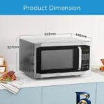 نمای جلو مایکروویو مایدیا مدل EG۱۴۲A۵L ۲۰۲۲ اصل طراحی و جزئیات کلیدی