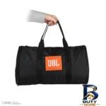 نمای بسته بندی کیف حمل اسپیکر مدل BX-۰۴ مناسب برای جی بی ال Boombox ۴ اصل برچسب و بسته بندی