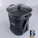 نمای بسته بندی سرخ کن سیترون مدل ۲۹۶ با ظرفیت ۵ لیتر برچسب و بسته بندی