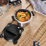 نمای بسته بندی بخارپز دبلیو ام اف مدل 415260011 با ظرفیت 1 لیتری برچسب و بسته بندی