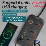 نمای جزئیات چندراهی برق میلی پای مدل A۰۹ اصل نمای نزدیک بافت پرز