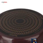 نمای بسته بندی قابلمه تفال Pleasure با روکش تیتانیوم و نشانگر دما برچسب و بسته بندی