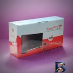 نمای بسته بندی آنتن رومیزی باخ الکترونیک مدل C۲۰۰ پلاس اصل برچسب و بسته بندی