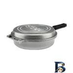 نمای جزئیات سرویس قابلمه و تابه گرانیت ۲۵ پارچه ام جی اس مدل B کد GB۲۵۱۴ اصل پرداخت و جزئیات مواد