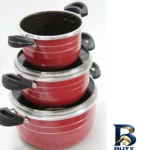 نمای جلو سرویس قابلمه ۶ پارچه مدل کندو کد LCH۱۲۵۴ اصل طراحی و جزئیات کلیدی